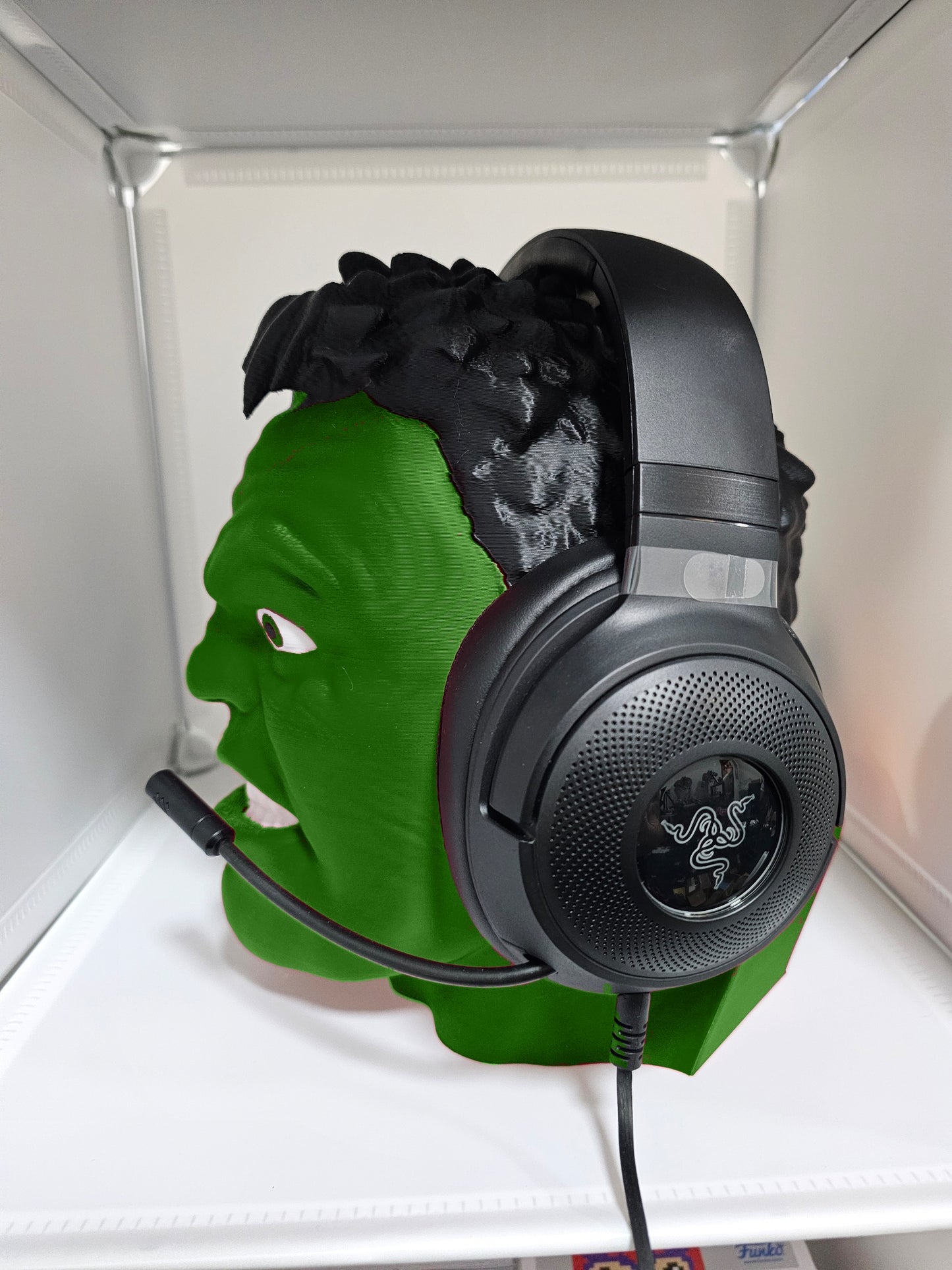 Gamma Smash Hero Headphones Stand | 3D Printed | Comics |Bust Decor Collectible | MCU
