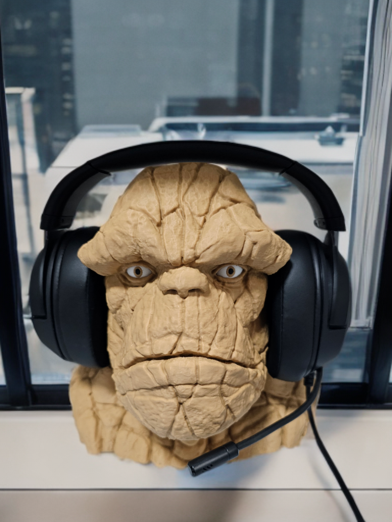 Fantastic Rock Hero 3D Printed Headphone Stand