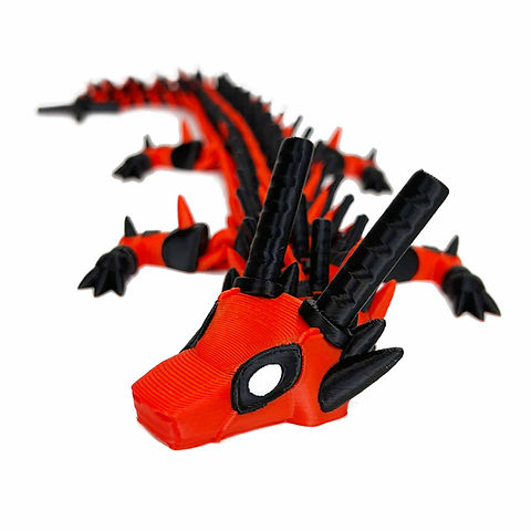 Merc Anti-Hero Articulated Dragon | Red-suited hero | Beast Heroes