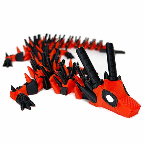 Merc Anti-Hero Articulated Dragon | Red-suited hero | Beast Heroes