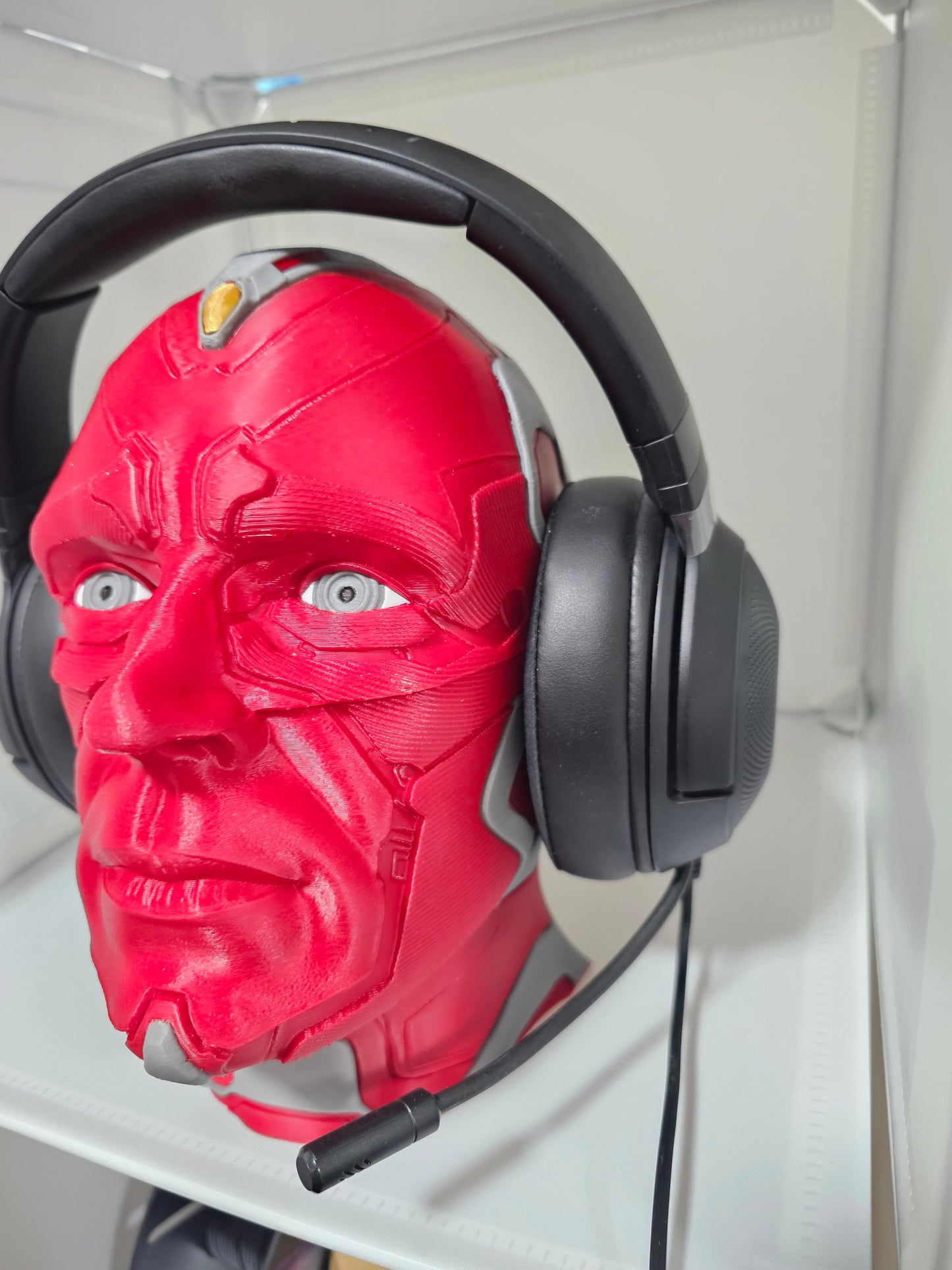 Android Hero Headphones Stand | Unique 3D Printed | Bust Decor Collectible MCU