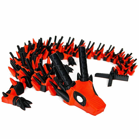 Merc Anti-Hero Articulated Dragon | Red-suited hero | Beast Heroes