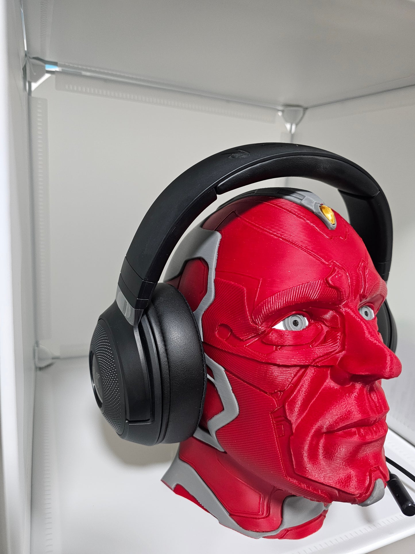 Android Hero Headphones Stand | Unique 3D Printed | Bust Decor Collectible MCU
