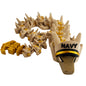 Navy Articulated Dragon – 3D Printed | Naval Tribute Edition