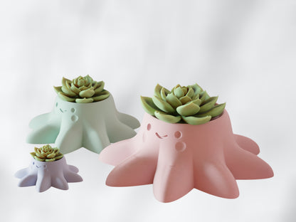 Octopus Planter – Unique Tentacle Succulent Pot (No Drain Holes)