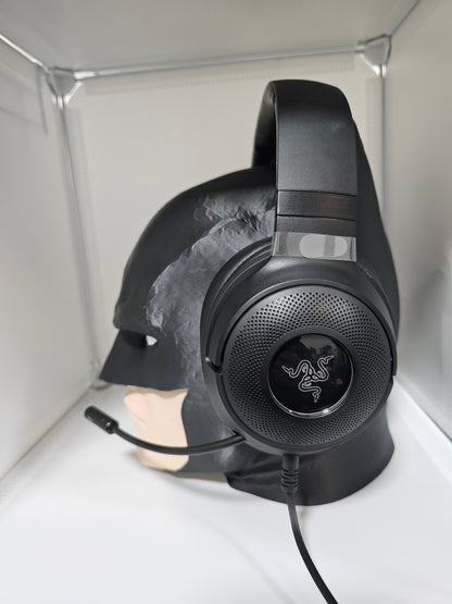 Caped Crusader Headphones Stand | Unique 3D Printed Headset Holder | Comic Inspired